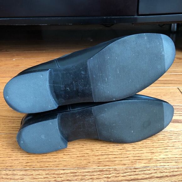 JUST CAVALLI 100% Calfskin Leather Black Flat Ankle Boots Women’s Sz 8 US 39 EUR - Picture 7 of 13